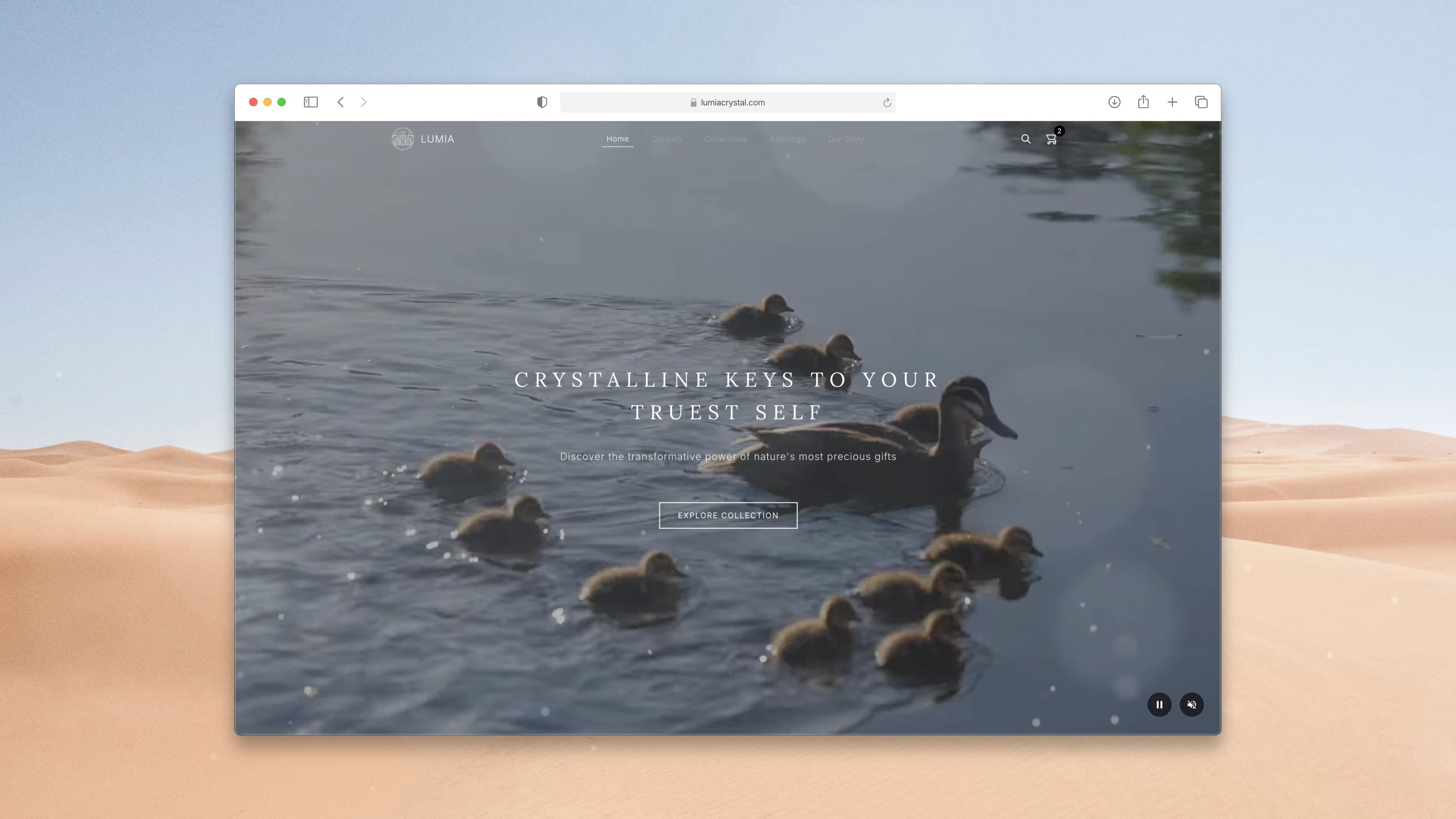 Lumia Crystal - E-commerce Platform